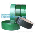 Green PET strapping band PET strap for automatic industry use, Pallet package bundling custom logo printed PP Plastic Straps, PP